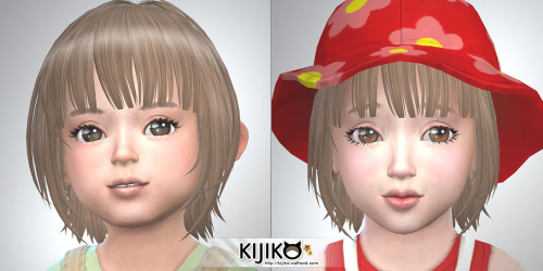 Added Kids versions of &ldquo;Bob with Straight Bangs&rdquo;&gt;&gt;Download :3おかっぱヘ