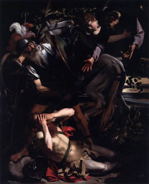 oldpaintings - The Conversion of Saint Paul, c.1600 by Caravaggio...