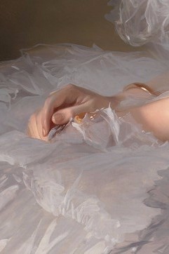 inividia:Portrait of Lydia Schabelsky, Baroness Staël-Holstein (detail) c. 1857–58, Franz Xaver Wint