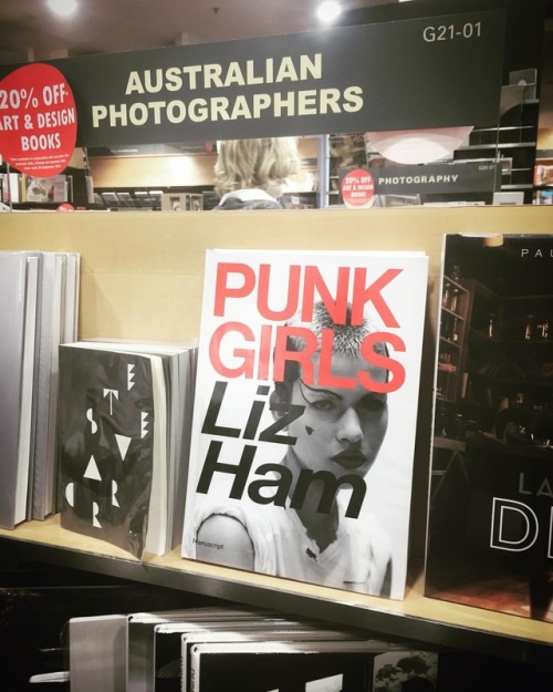 Spotted at @kinokuniya_sydney thanks for the @dougalgorman ! #punkgirlsbook (at Kinokuniya Sydney) h