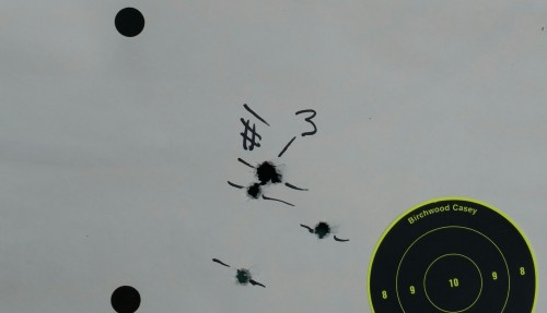 Project.. 3 shots in one hole @ 100yrds.. &amp; 4 shots in one ratty hole @ 100yrds.. keep movin