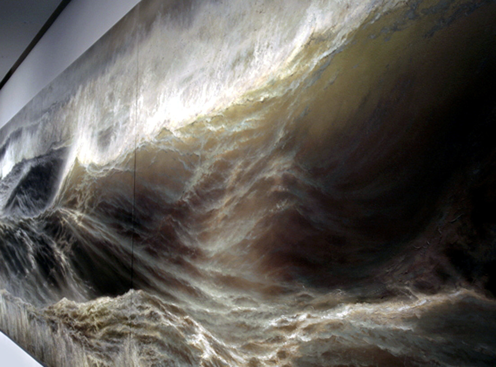 asylum-art:   Waves, Painting and Photo-realism Ran Ortner is an American artist,