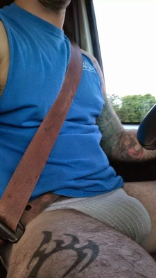 ngrboy4whttops:  i hope He is planning a LONG road trip, cuz i wanna relish in the taste and smell of His ripe jock.  Fick