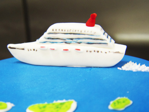 Nautical Cruise Ship Cake