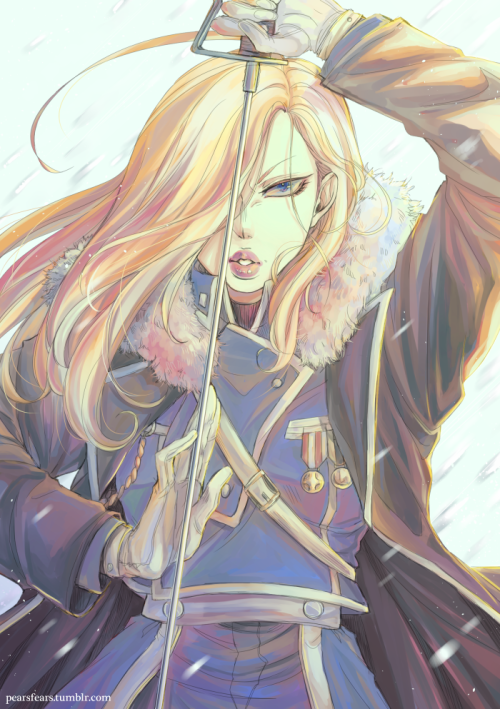 pearsfears: Ice queen of Fort Briggs Olivier Armstrong (◡‿◡✿)