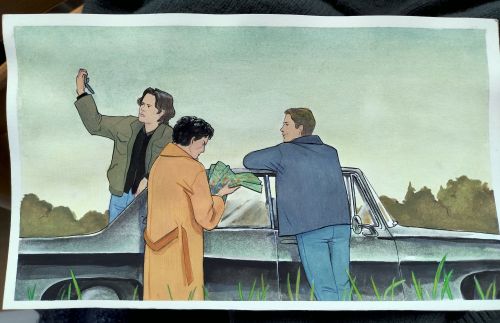 I thought I was out… but here we are again in the year 2022Team Free Will with watercolor, go