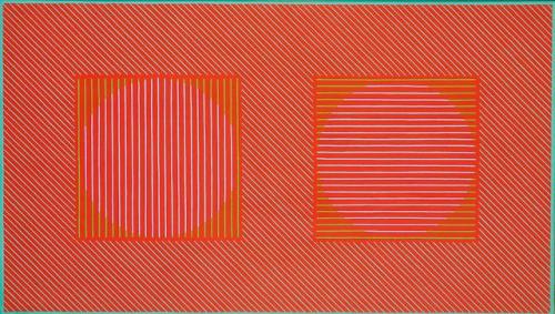 thunderstruck9:Richard Anuszkiewicz (American, 1930-2020), Untitled, 1963. Acrylic on masonite, 60.9