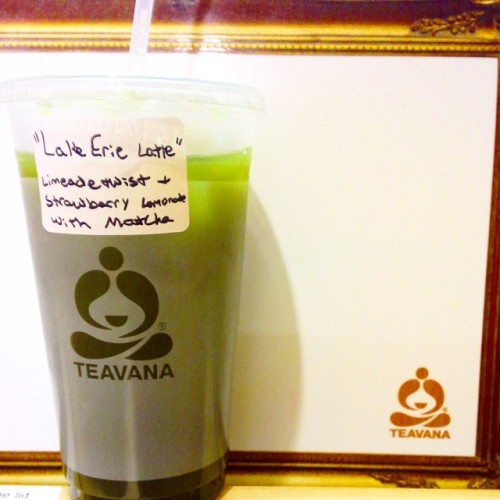 Lake Erie Latte #teavanapartner #teavana #matcha #drinkoftheday #lakeerie #tea #tobeapartner #limead