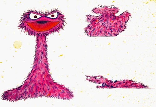talesfromweirdland:Early sketch of Oscar the Grouch, by Jim Henson. Circa 1969.My blog must be the o