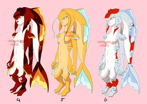 Six wonderful Koi ladies are up for adoption! PM me if you want one. <3