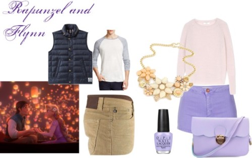 Rapunzel and Flynn by awkwardlykat featuring a mens raglan shirtMaxMara j crew cashmere sweater / Ha