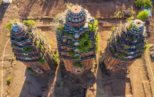 arjuna-vallabha:Cham towers, hindu temples in Binh Dinh, Vietnam