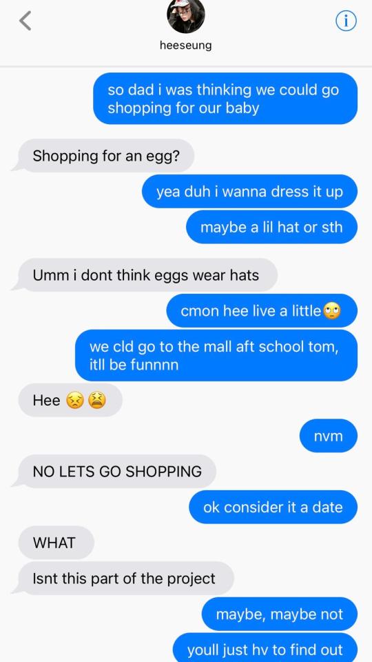 Texting Loser Bf!lee Heeseung