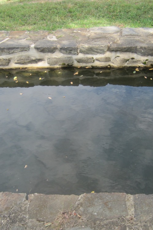 Flume Carrying Water to Distillery, Washington Estate, Fairfax County, 2010.Several years ago the di