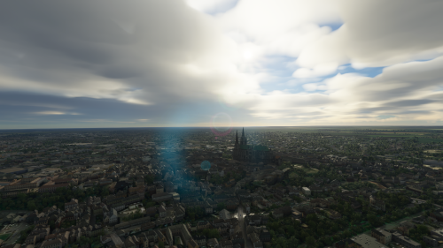 microsoft flight simulator 2020 - cathédrale notre-dame de chartres, chartres, france