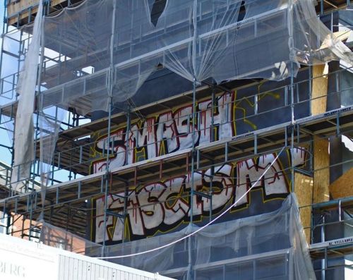 “Smash Fascism”Seen in Copenhagen, Denmark