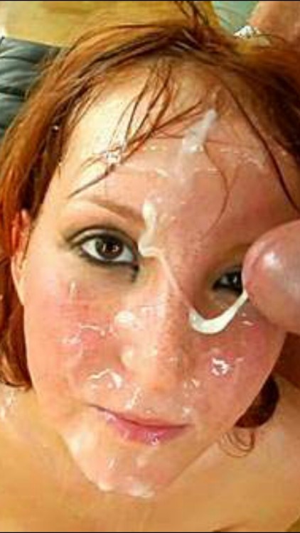 lovingbukkakefistinggaping:  Lovely Creamy RedHead Oily Face