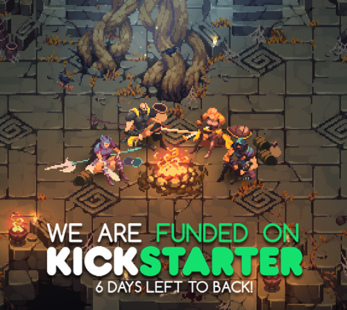 We are now 100% funded on Kickstarter! Thank you to all of our supporters, and now it’s time for us 