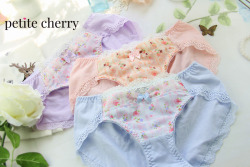 petitecherrycom:  Cute Japanese-Style Panties,