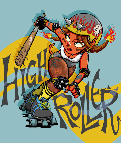 “HIGH ROLLER” nidan-illustration.wixsite.com/nidan-illustrationwww.instag