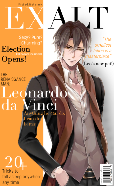 humi-and-co: [IkeVamp Newstands]: Leonardo da VinciDisclaimer: this is a fan work, not an actual cov