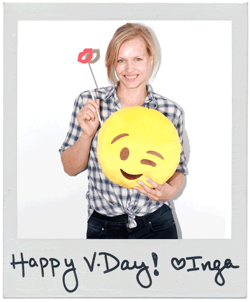 To celebrate V-Day…Allie Lewis, Bella Hadid, Caroline Lowe, Emmy Rappe, Inga Eiriksdottir, Ju