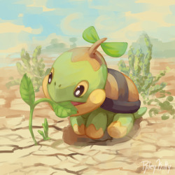 rileykitty:   Turtwig has a tasty little