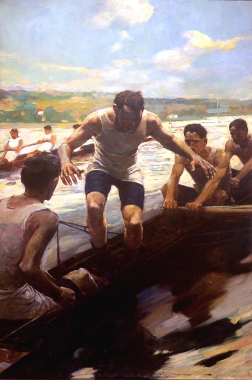 19thcenturyboyfriend:  Broken Oar, Frank Schoonover 