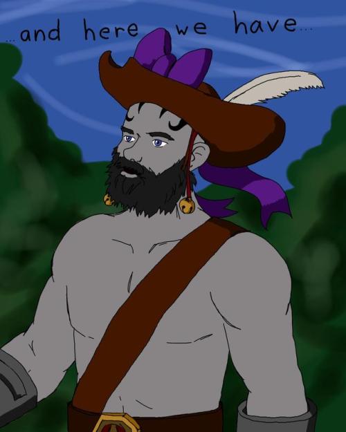 manicgunpixie: Tour Guide Grog!  Another quick drawing :)