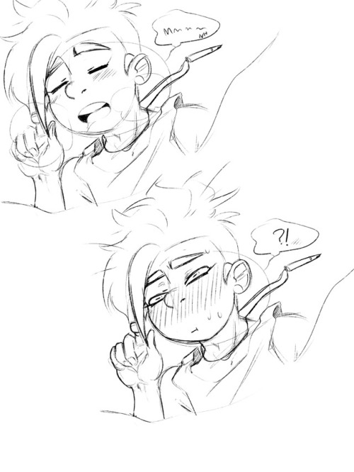 kukkiisart:  I’m not super happy with how this turned out. But I guess I can post it after all.MORE WALT/NOEL! Walter is blind without his glasses and it’s funny. Noel can see everything.Both those lovely bois belong to @mitarashiarts and are from