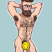 menwithredcheeks:rosy otter SEXY POILU !