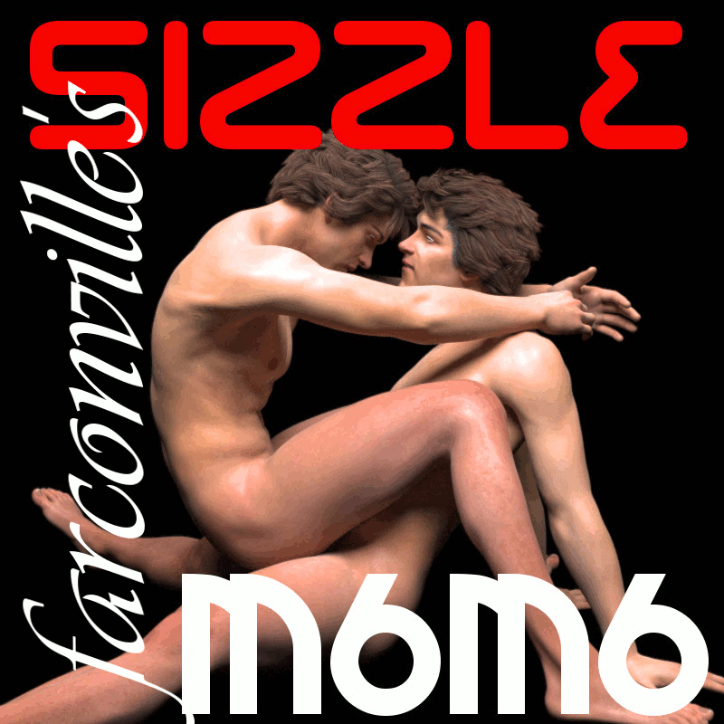 Sizzle M6M6  Sizzle Poses for M4M4 is composed of 12 poses redone for lovers M6M6.