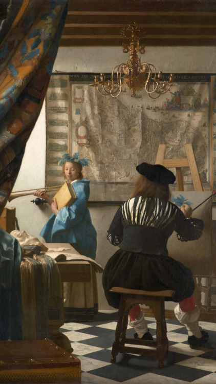 » Johannes Vermeer (1632 - 1675)The MilkmaidView of DelftWoman with a Water JugGirl with a Pearl Ear