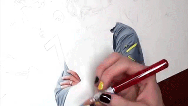 sizvideos:  The Pittsburgh Steelers - Photorealistic Drawing (Video) 