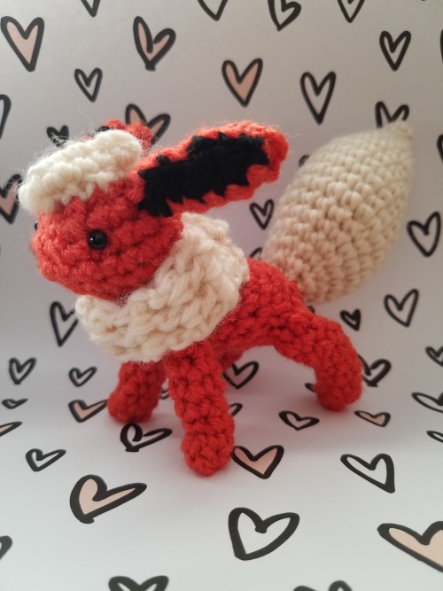 dailypokemoncrochet:#136 FlareonThe final eeveelution!! Flareon!!!