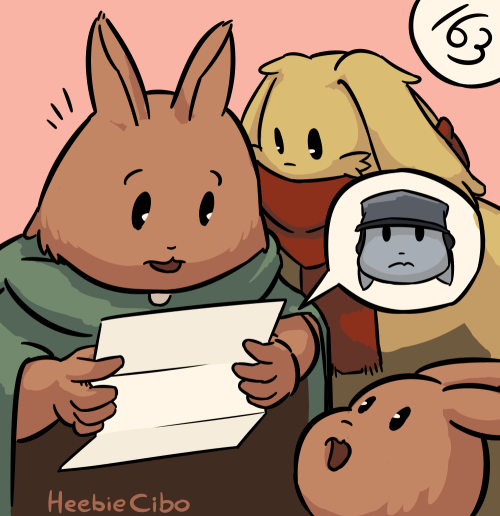 Friday Bunaventura Day. What's This? The Letter Came From Guardbun!