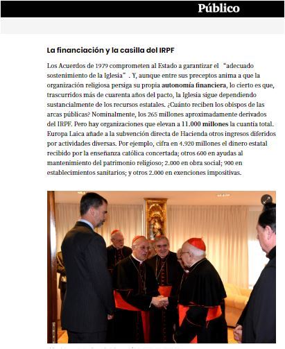 Y mucho más&hellip;   https://www.publico.es/sociedad/privilegios-iglesia-no-quiere-perder.html?utm_source=twitter&amp;utm_medium=social&amp;utm_campaign=publico&amp;fbclid=IwAR1fgK180pUXo0Qy9UfVAs4lQzSb68QwcJY3El7eIz7aSLHlTrVYaOuEl1E