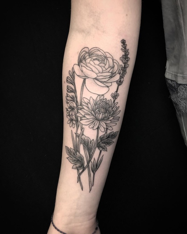 87 Ranunculus Tattoo Flower Ideas  Tattoo Glee