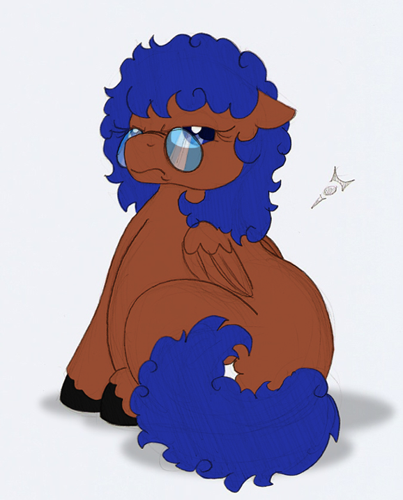 thedenofravenpuff:  Just a fat pone.Felt the urge to draw Skye Gazer today and obeyed
