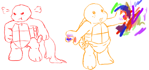 baconpoweredmutant: //Baby raph not wanting to wear his diaper so he can poop wherever he darn pleas