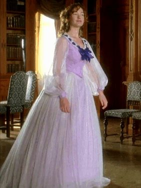 wardrobeoftime: Costumes + Sisi (2009)Elisabeth in Bavaria’s white, blue and light purple dress in E
