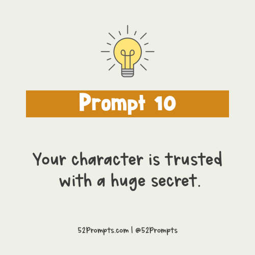 Write a story or create an illustration using the prompt: Your character is trusted with a huge secr