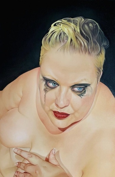 Artist: Karen Turner // Model: Rubyyy Jones (they/them)