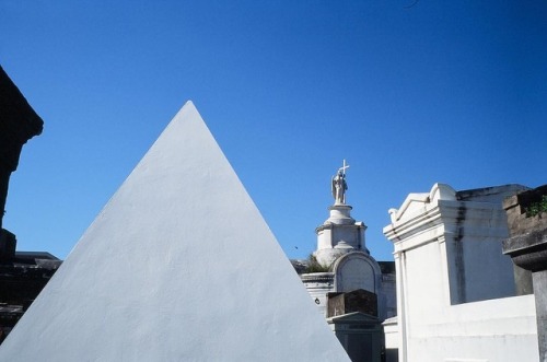 St. Louis cemetery no. 1 The pyramid tomb of Nicolas cage Expired ektachrome 100g / leica m6ttl / @t