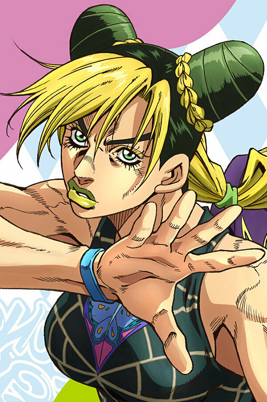 JJBA City Hall」 — New Jolyne artwork for Bandai Candy - transparent