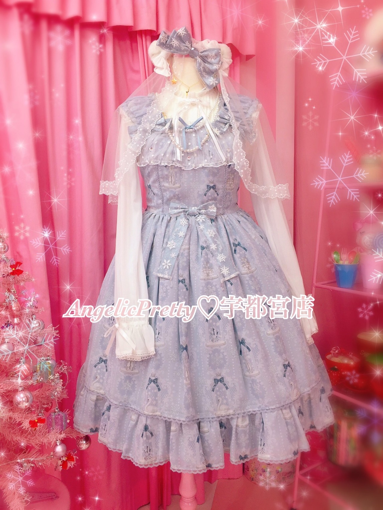 【本日限定値下げ】Angelic Pretty スノードーム柄ワンピ