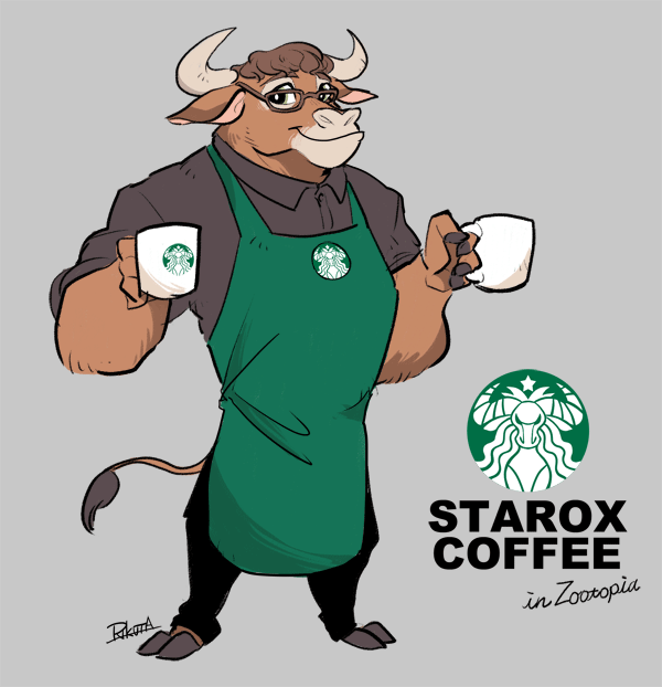rikuta:If there is a Starbucks coffee in Zootopia? :)x3