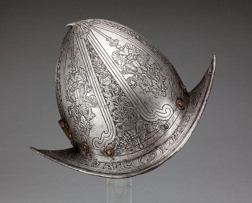 Morion from Northern Italy, circa 1580.from The Art Institute of Chicago