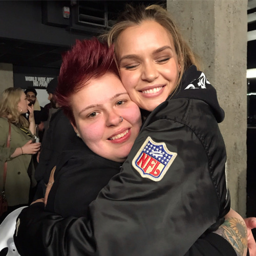 Josephine with fans at Alexander’s NYC album release party for 206: Part I - March 24th, 2018.