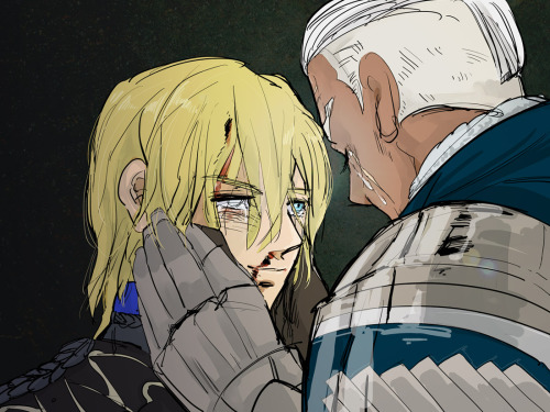 ingsevenst:dedue “His Highness, Right Eye …” Dimitri “My one eye remains, you can see well … dedue”